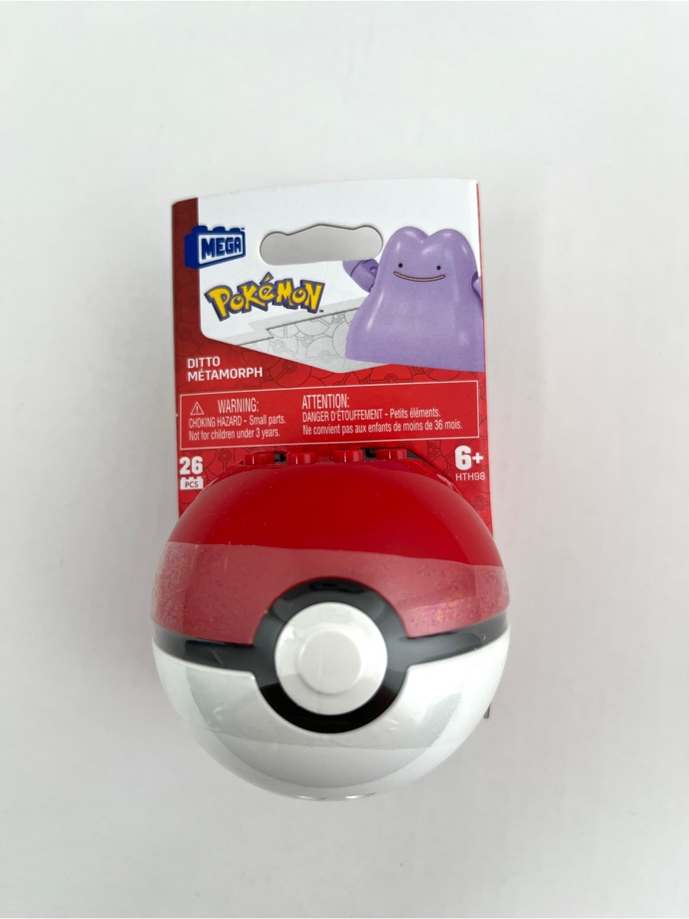 Brand New MEGA Pokemon Ball Ditto Building Set ( HTH98)